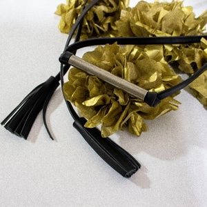 Aritzia - Leather Tassel Belt